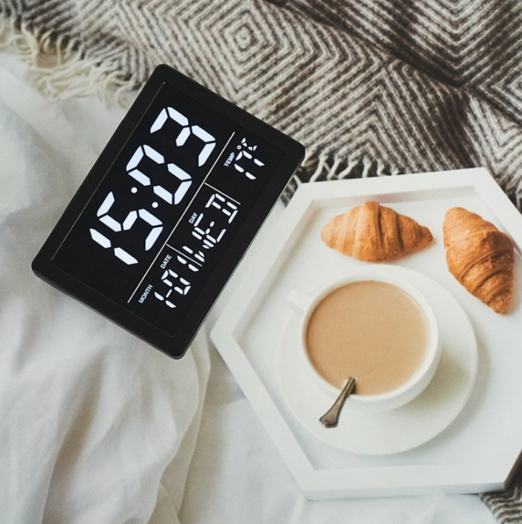 Large Screen LED Clock Bedside Multifunctional Electronic Alarm Clock