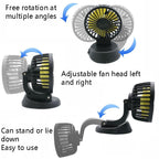 F409 Car Fan General Car Shaking Head Fan