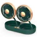 F303 Car USB Fan 12/24V Car Shake Head Fan