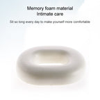 Slow Resilience Memory Foam Office Hip Pad After Hemorrhoids Operation Cushion — Gray