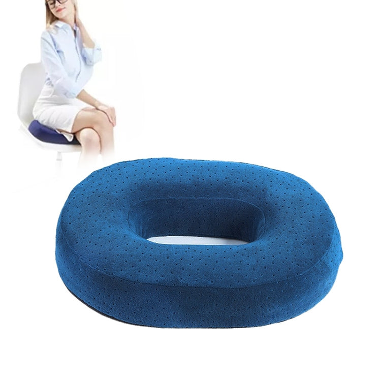 Slow Resilience Memory Foam Office Hip Pad After Hemorrhoids Operation Cushion — Deep Purple