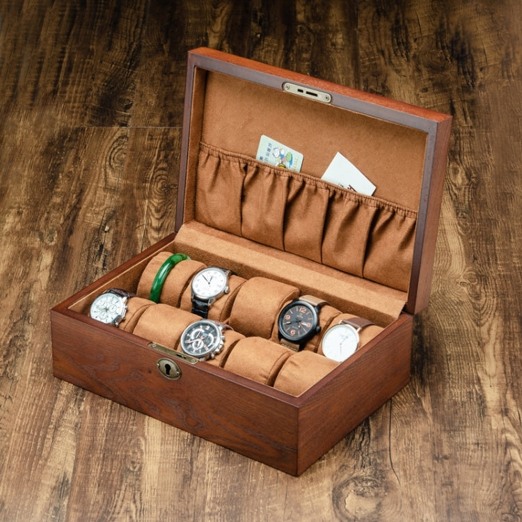 Wooden Watch Box Jewelry Watch Collection Display Storage Box — 10 Epitope Wooden