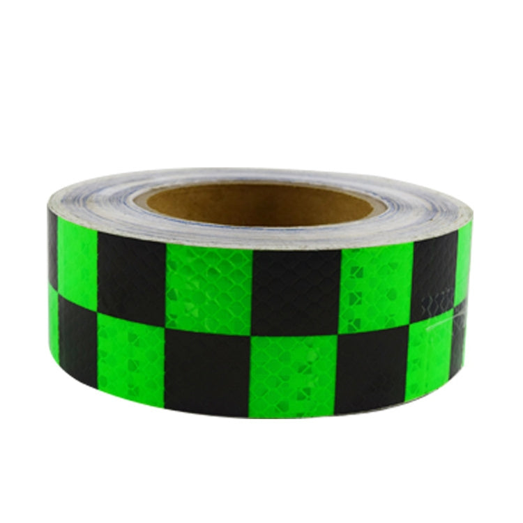 PVC Lattice Reflective Belt Generic Film Traffic Safety Facilities Anti-Collision Warning Stickers — Blue White
