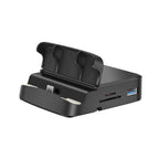 USB-C / Type-C To 2 USB 2.0 + USB 3.0 + 4K HDMI + SD / TF Card Slot + PD USB-C / Type-C Charging Ports Multifunctional HUB Docking Station With Holder, 7 In 1
