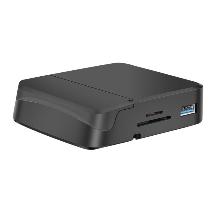USB-C / Type-C To 2 USB 2.0 + USB 3.0 + 4K HDMI + SD / TF Card Slot + PD USB-C / Type-C Charging Ports Multifunctional HUB Docking Station With Holder, 7 In 1