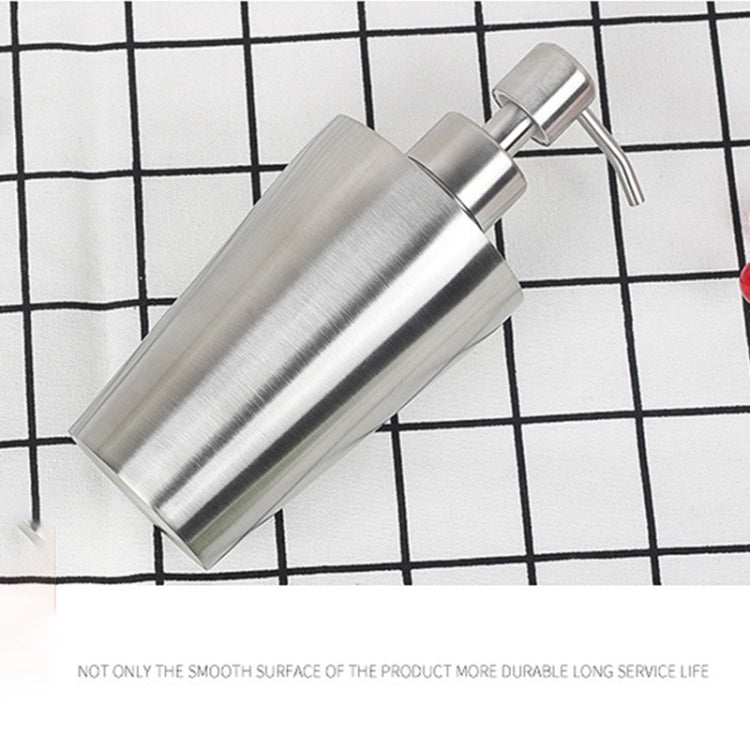 304 Stainless Steel Dish Washing Liquid Bottle Hand Sanitizer Bottle Manual Soap Dispenser — view 3