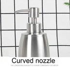 304 Stainless Steel Dish Washing Liquid Bottle Hand Sanitizer Bottle Manual Soap Dispenser — view 4