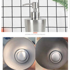 304 Stainless Steel Dish Washing Liquid Bottle Hand Sanitizer Bottle Manual Soap Dispenser — view 5