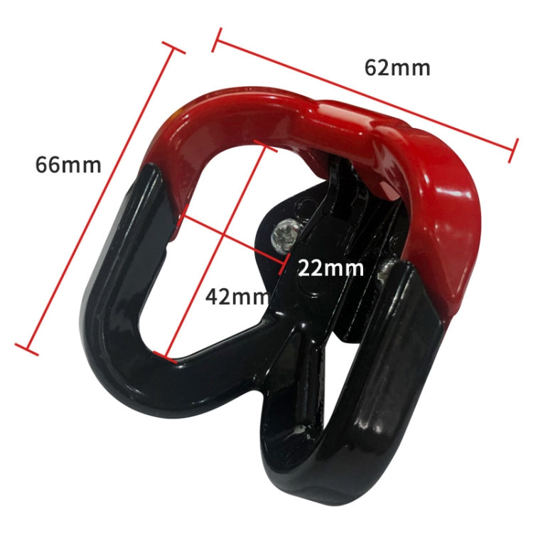 2 PCS Pedal Electric Car Motorcycle Modified Helmet Universal Double Hook