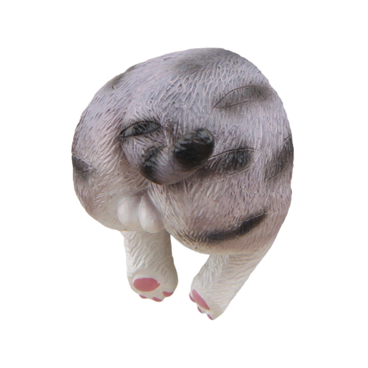 Cat Ass Cartoon Stereo Magnetic Buckle Refrigerator Stickers — B Grey Leopard