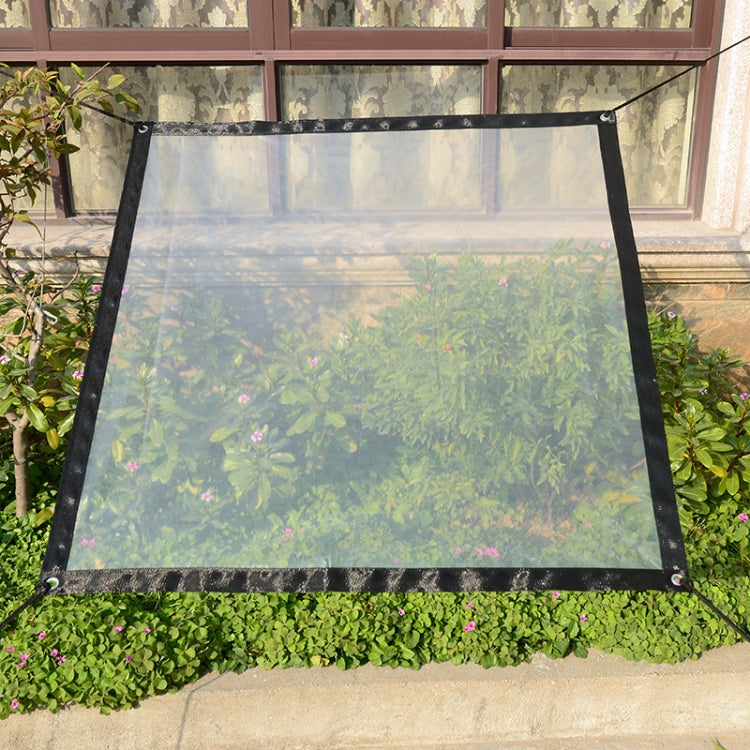 Balcony Windows Transparent Rainproof Cloth Plants Insulation Anti-Bird Thick Windshield — 2x1.8m Soft Glass