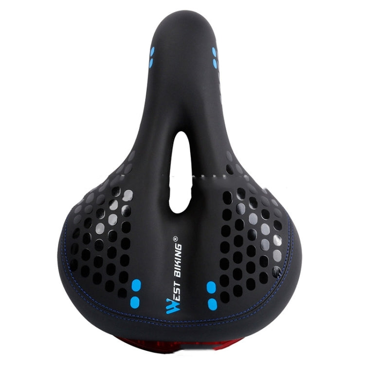 WEST BIKING YP0801083 Bicycle Taillight Thickened Soft And Comfortable Mountain Bike Seat Cushion