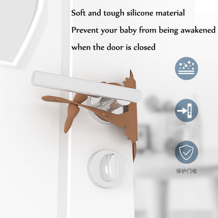 Cartoon Bear Bedroom Door Mute Lock Closed Door Anti-collision Protection Cushion