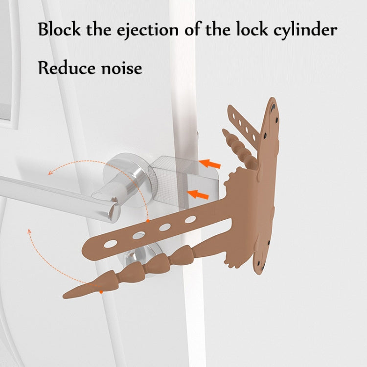 Cartoon Bear Bedroom Door Mute Lock Closed Door Anti-collision Protection Cushion