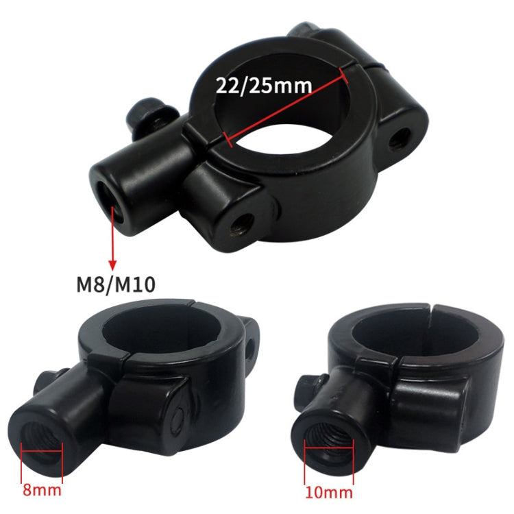 6 PCS Motorcycle Modification Accessories Handlebar Mirror Holder