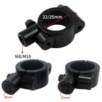 6 PCS Motorcycle Modification Accessories Handlebar Mirror Holder