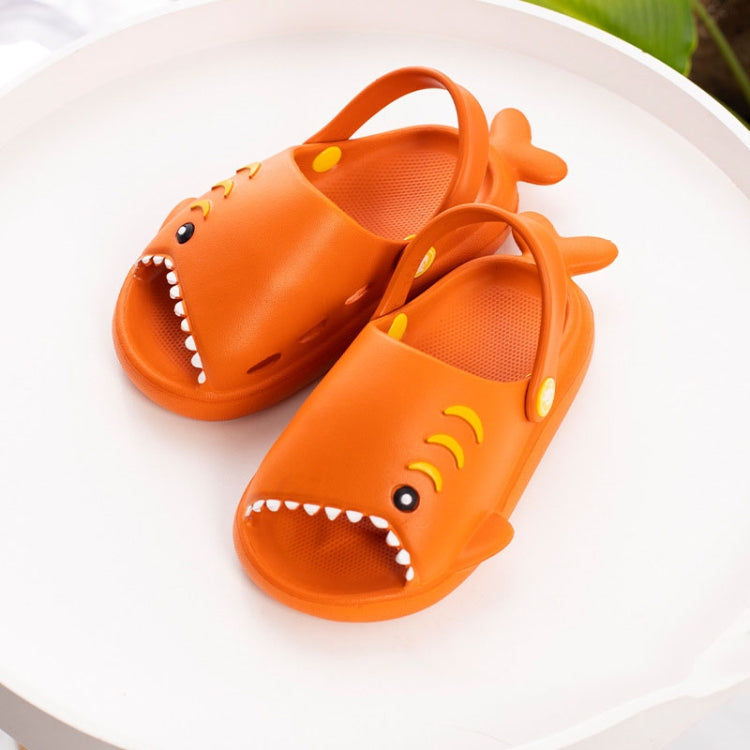 EVA Light Bottom Non-Slip Small Shark Slippers For Children