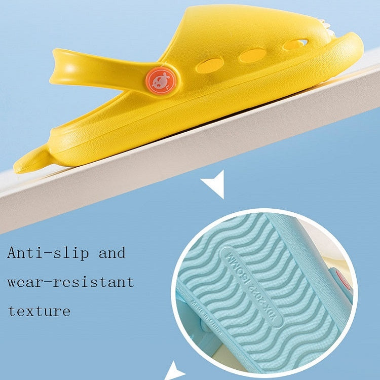 EVA Light Bottom Non-Slip Small Shark Slippers For Children