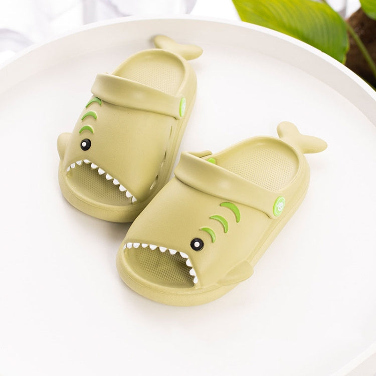 EVA Light Bottom Non-Slip Small Shark Slippers For Children