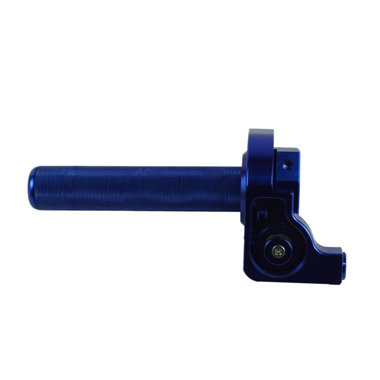 Motorcycle Off-Road Vehicle Modified CNC Handle Throttle Clamp Hand Grip Big Torque Oil Visual Throttle Accelerator — Silver