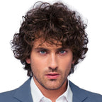 Men Fluffy Short Curly Wig Sets — view 8