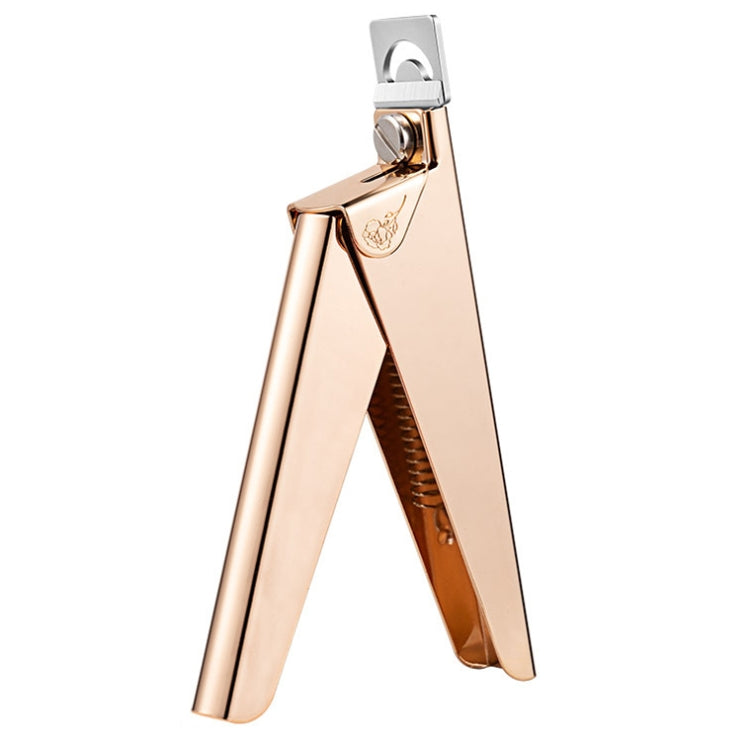 Nail Word Cut French U-Shaped Cut Fake Nail Cut Stainless Steel Nail Knife, Color Classification: Silver — Colorful Titanium 1