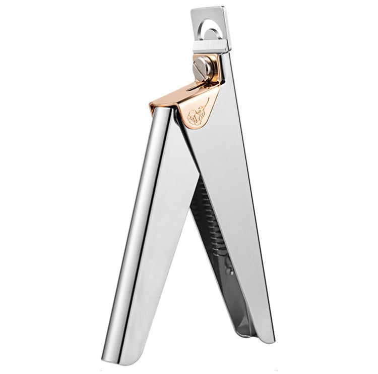 Nail Word Cut French U-Shaped Cut Fake Nail Cut Stainless Steel Nail Knife, Color Classification: Silver — Golden