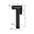 Small Shower Nozzle Toilet Rover Set — Sprinkler+Base+1.5m Hose+Corner Valve