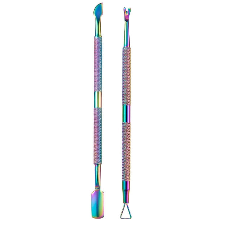 FABIYAN Stainless Steel Dead Skin Shear Steel Push Nail Art Tool Set, Specification: Set 3 — Set 2