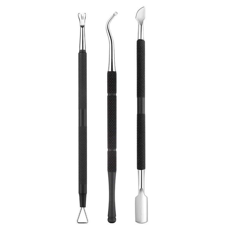 FABIYAN Stainless Steel Dead Skin Shear Steel Push Nail Art Tool Set, Specification: Set 3 — Set 6