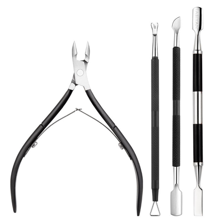 FABIYAN Stainless Steel Dead Skin Shear Steel Push Nail Art Tool Set, Specification: Set 3 — Set 11