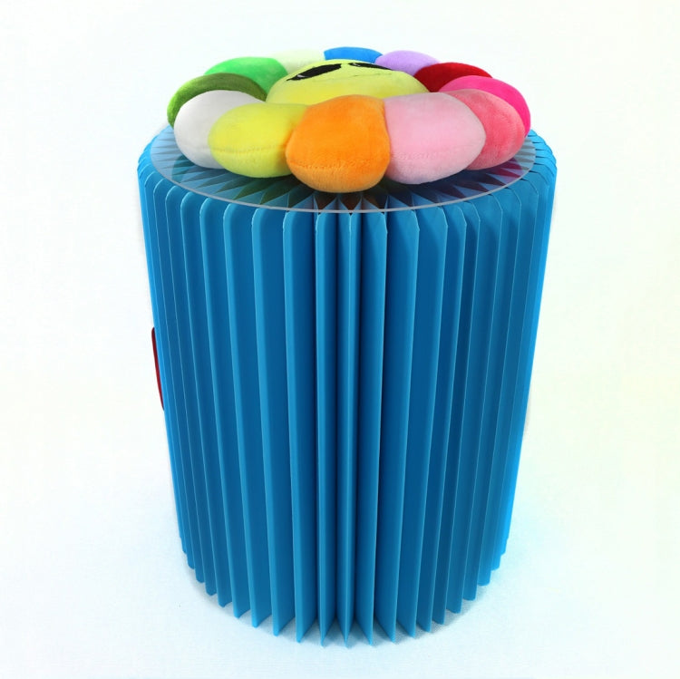 SH-236 Short Folding Paper Stool Household Multifunctional Convenient Stool — Blue