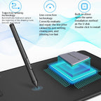 10Moons G12 Digital Board Can Be Connected To Mobile Phone Hand Drawn Board Computer Painting Board Network Class Input Panel