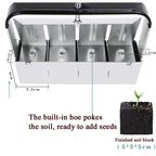 Manual Four Earth Block Makers Soil Blocker Garden Tool Seeding Tool — view 4