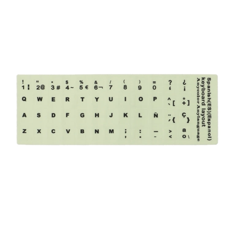 3 PCS Luminous Keyboard Stickers Notebook Desktop Computer Keyboard Stickers — German