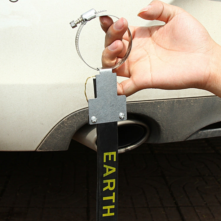 P116 Car Electrostatic Belt Eliminator Hanging Grounding Chain Metal Rubber Static Eliminator