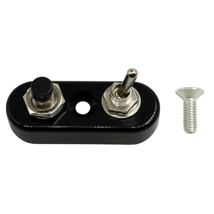 Motorcycle Modification Accessories Handlebar Switch Headlights Spotlights Overtaking Lights Power Off Start Ignition Horn Combination Switch — Double Switch Black