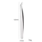 Nail Art Eyelash Tweezers Stainless Steel Colorful High Precision Grafting Eyelash Curler
