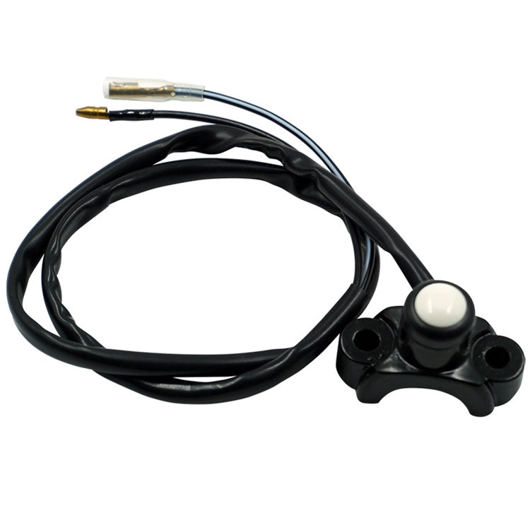 Motorcycle Modification Self-Locking Single Switch Headlight Fog Light Brake Light Emergency Light Switch — Red Button