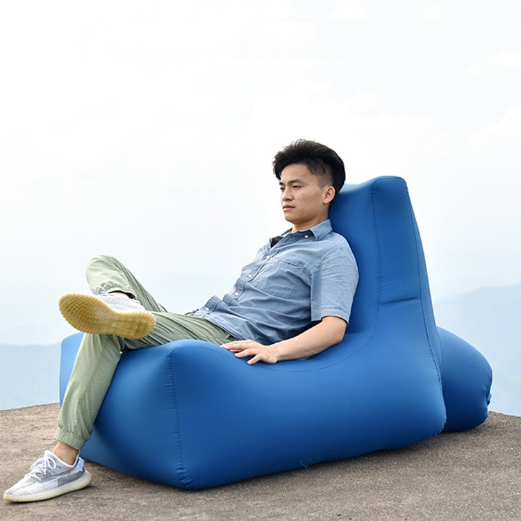 BB1082 Inflatable Sofa Inflatable Bed Outdoor Folding Portable Air Sofa Size:85 x 80 x 70cm