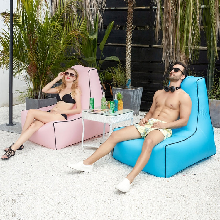 BB1082 Inflatable Sofa Inflatable Bed Outdoor Folding Portable Air Sofa Size:85 x 80 x 70cm