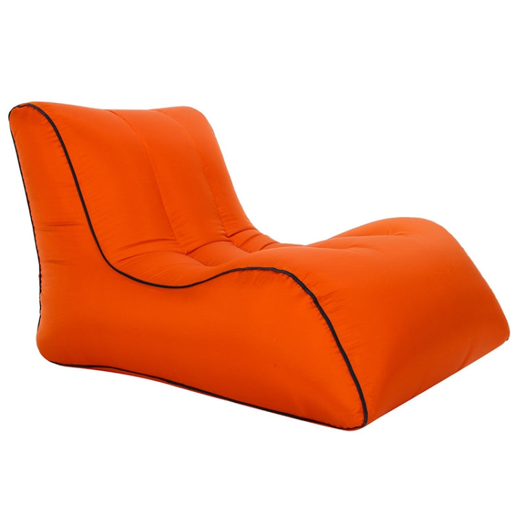 BB1803 Foldable Portable Inflatable Sofa Single Outdoor Inflatable Seat — White