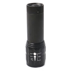 2 PCS Three-Speed Zoom LED Flashlight Mini Aluminum Flashlight