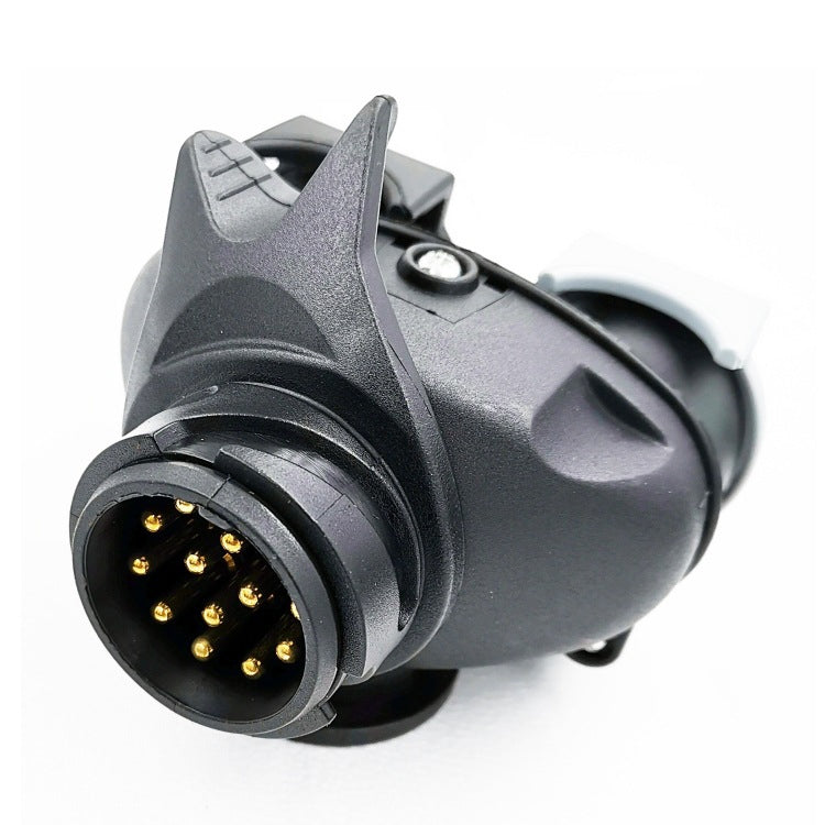 VS170E-D Trailer Plug Socket Adapter 13P Transfer Double 7P Connector EU Plug