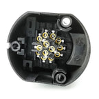 2 PCS VS1130E 13P 12V RV Traveler Trailer Nylon Waterproof Plug Socket EU Plug