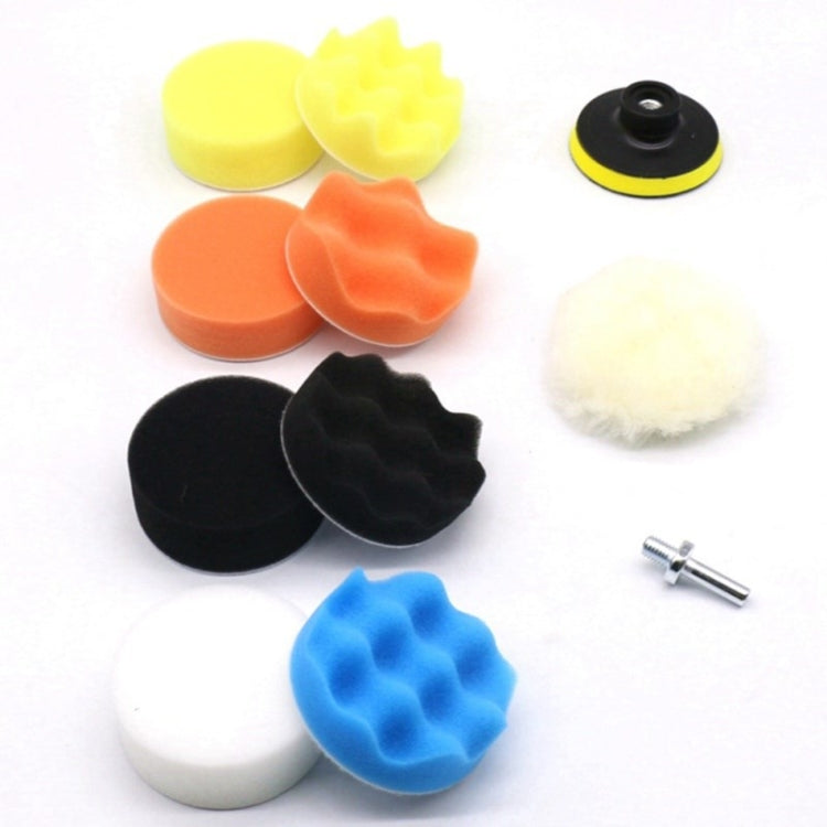 11 In 1 3-7 Inch Car Polishing and Waxing Sponge Plate Sponge Pad Set — 3 Inch