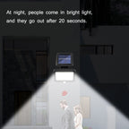 Solar Separated Wall Lamp Outdoor Courtyard Waterproof Human Body Induction Light — view 4
