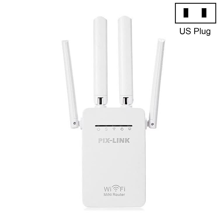 PIX-LINK LV-WR09 300Mbps WiFi Range Extender Repeater Mini Router