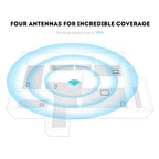 PIX-LINK LV-WR09 300Mbps WiFi Range Extender Repeater Mini Router