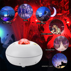 LED Watermark Remote Control Projection Starry Sky Light Laser Projection Light Atmosphere Night Light — view 4